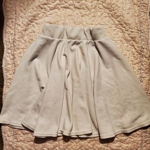 White skirt